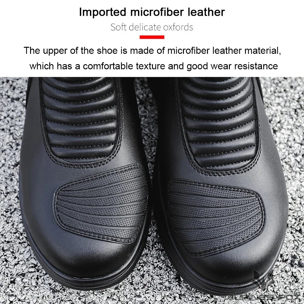 Motorcycle Boots Four Season Men's Outdoor Fashion High Top Motorbike Riding Shoes Anti-collision Motocross Protective Boots