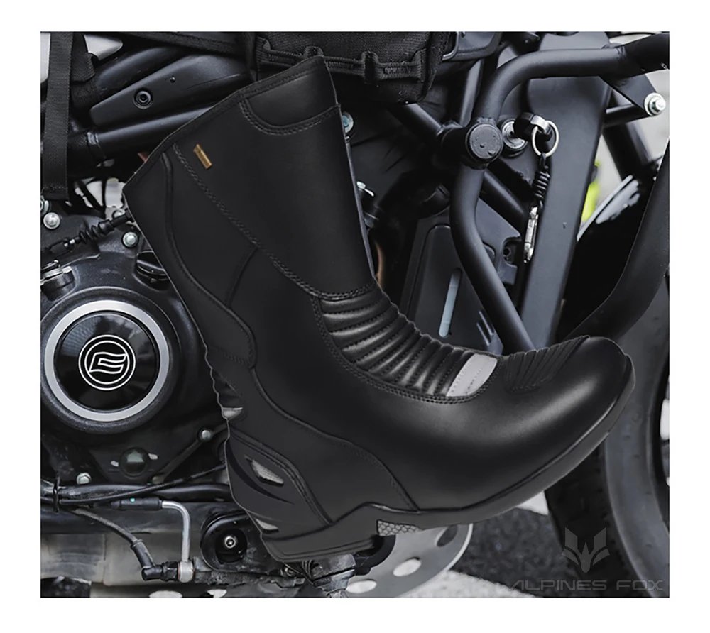 Motorcycle Boots Four Season Men's Outdoor Fashion High Top Motorbike Riding Shoes Anti-collision Motocross Protective Boots