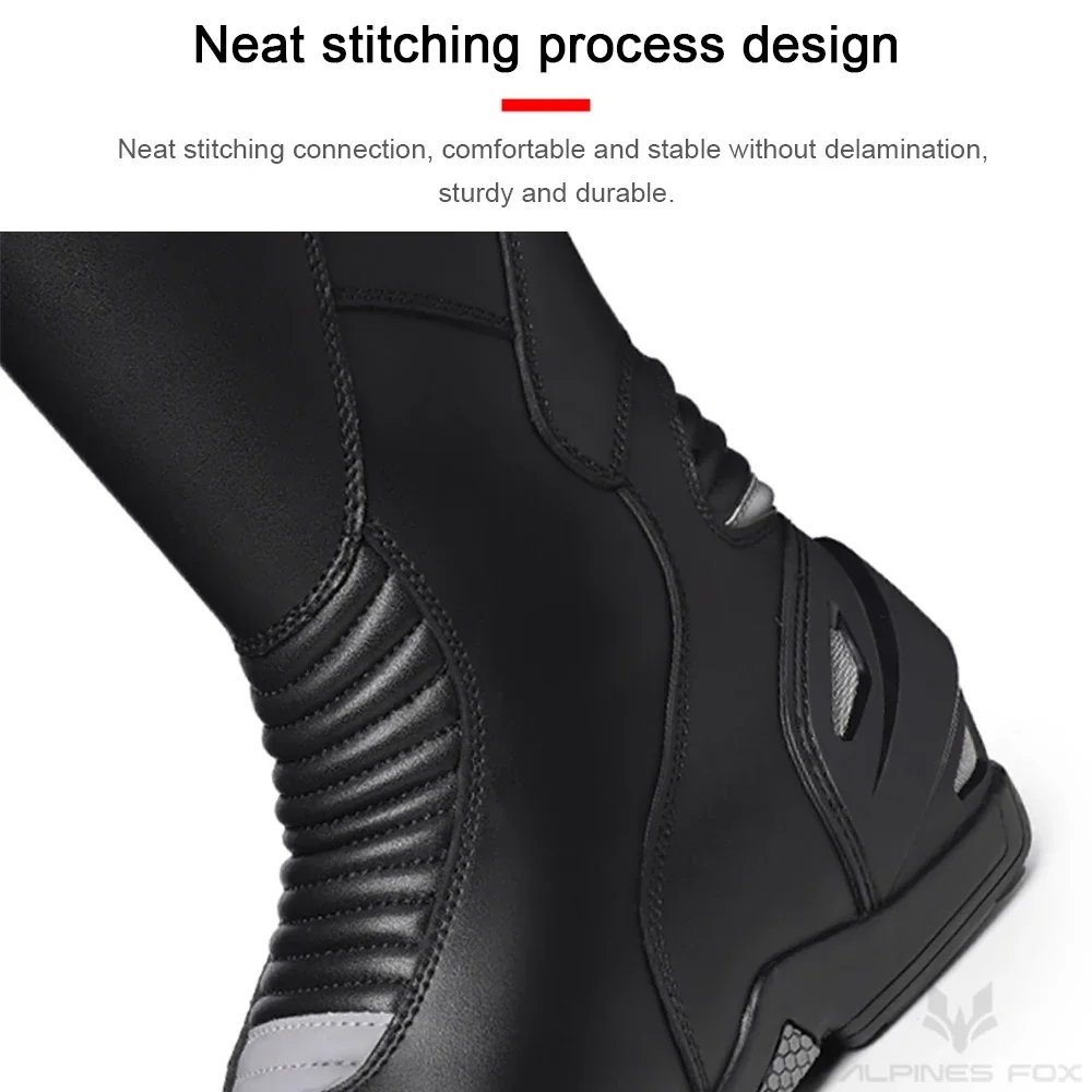Motorcycle Boots Four Season Men's Outdoor Fashion High Top Motorbike Riding Shoes Anti-collision Motocross Protective Boots