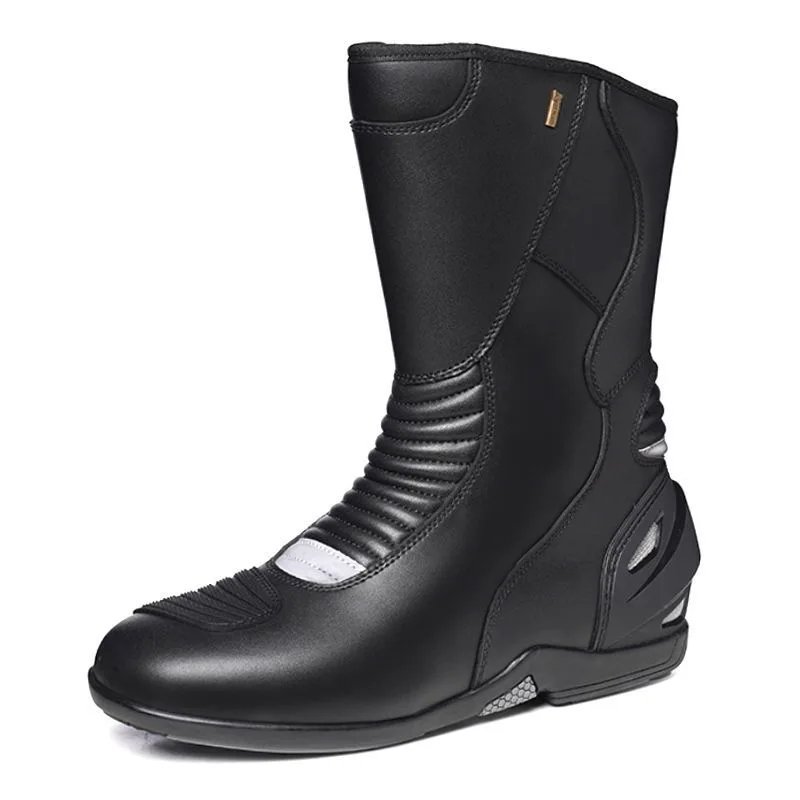Motorcycle Boots Four Season Men's Outdoor Fashion High Top Motorbike Riding Shoes Anti-collision Motocross Protective Boots