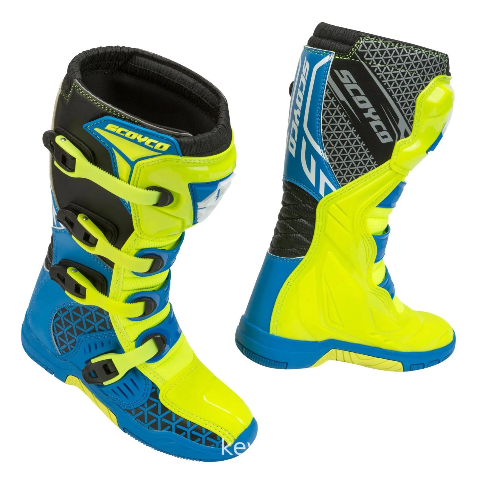 SCOYCO Motorcycle Riding Protective Boots Knee-High Anti-drop Motocross Boats Anti-Slip All-Terrain Grip Long Moto Rally Boots