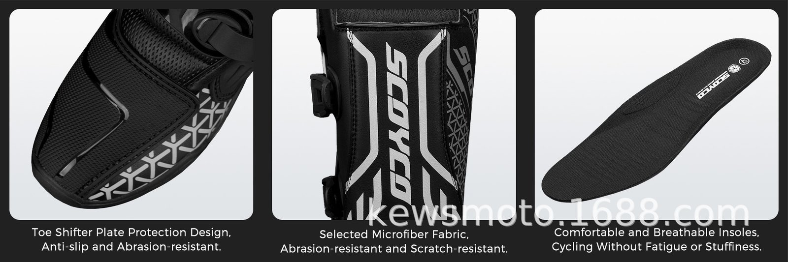 SCOYCO Motorcycle Riding Protective Boots Knee-High Anti-drop Motocross Boats Anti-Slip All-Terrain Grip Long Moto Rally Boots SCOYCO Motorcycle Riding Protective Boots Knee-High Anti-drop Motocross Boats Anti-Slip All-Terrain Grip Long Moto Rally Boots