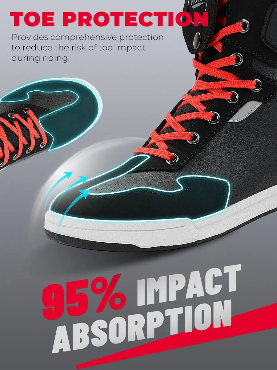 Motorcycle Shoes Men High-top Boots Summer Professional Riding Casual Breathable Lightweight Cycling Protection Equipments Motorcycle Shoes Men High-top Boots Summer Professional Riding Casual Breathable Lightweight Cycling Protection Equipments