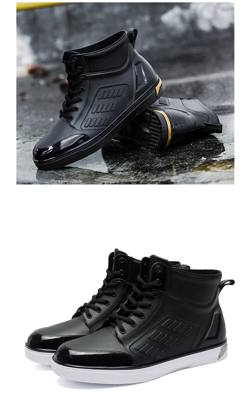 Men's Waterproof Outdoor Rain Boots Non-Slip Fishing Shoes Gumboot 248 Men's Waterproof Outdoor Rain Boots Non-Slip Fishing Shoes Gumboot 248