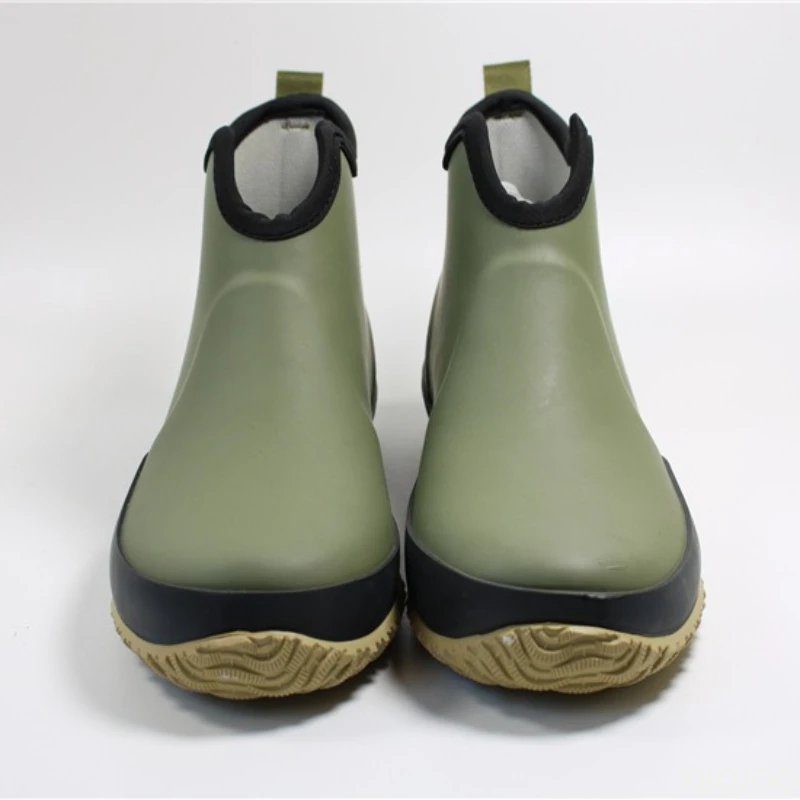 Spring Autumn Fashion Large Outdoor Waterproof and Anti Slip Men Rain Shoes Lightweight Short Tube Fishing Versatile Rain Boots Spring Autumn Fashion Large Outdoor Waterproof and Anti Slip Men Rain Shoes Lightweight Short Tube Fishing Versatile Rain Boots