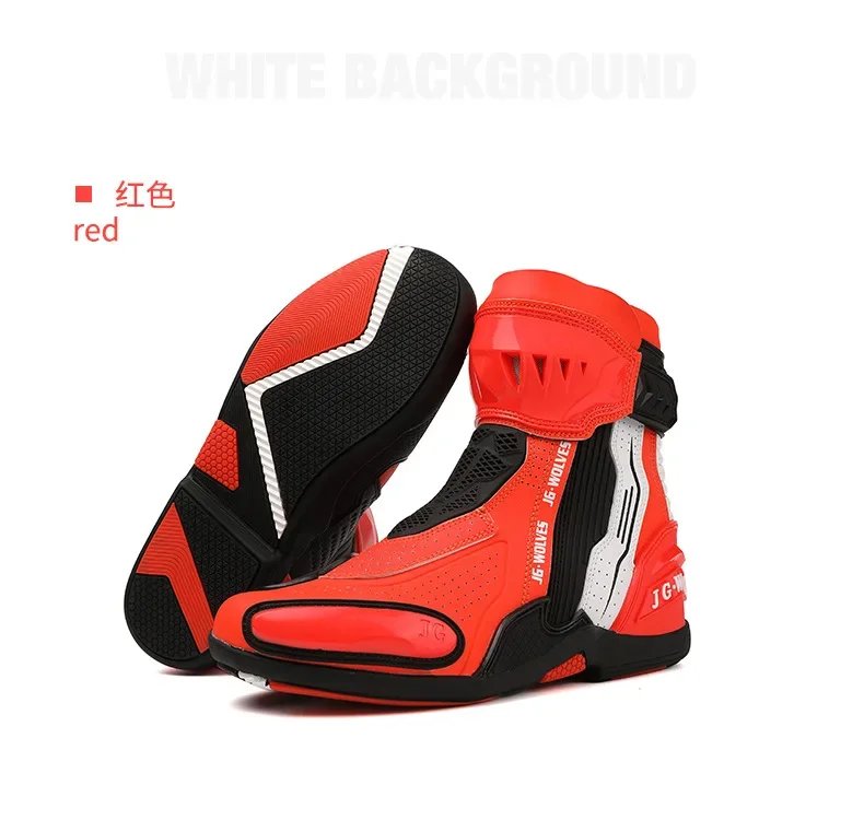 Men Women Motorcycle Riding Shoes Waterproof Breathable Summer Short Moto Boots Anti Slip Off Road Racing Motorbike Footwear