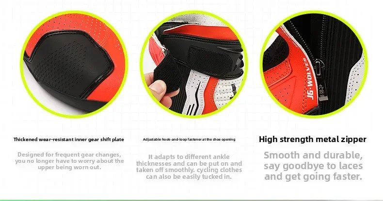 Men Women Motorcycle Riding Shoes Waterproof Breathable Summer Short Moto Boots Anti Slip Off Road Racing Motorbike Footwear