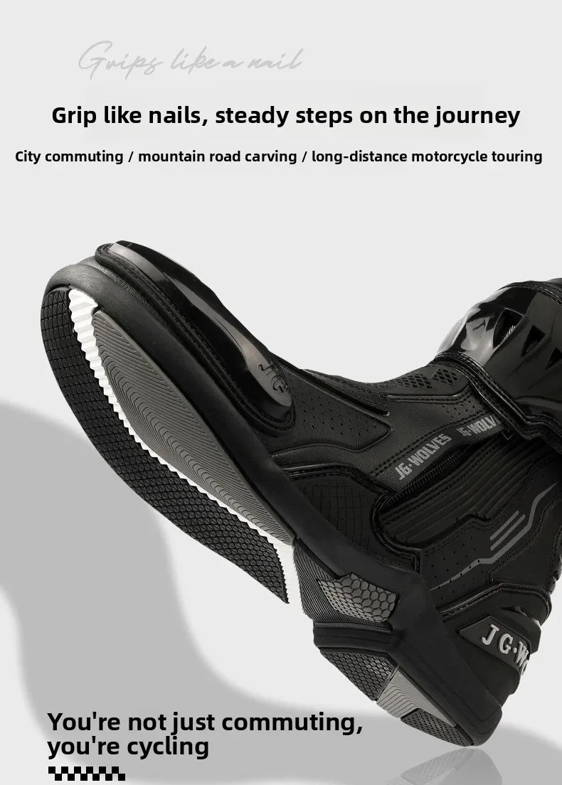 Men Women Motorcycle Riding Shoes Waterproof Breathable Summer Short Moto Boots Anti Slip Off Road Racing Motorbike Footwear