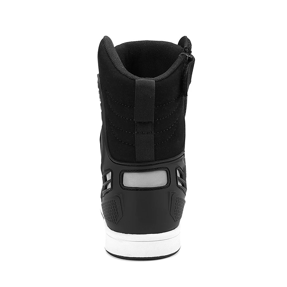 Motorcycle Shoes Men Short Boots Daily Summer Riding Casual Sneakers Anti-collision Reflective Cycling Protection Equipments