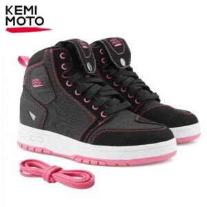 Motorcycle Shoes for Women Daily Commute Riding Protective Summer Breathable Comfortable Reinforced Toe Anti-slip Street Gear
