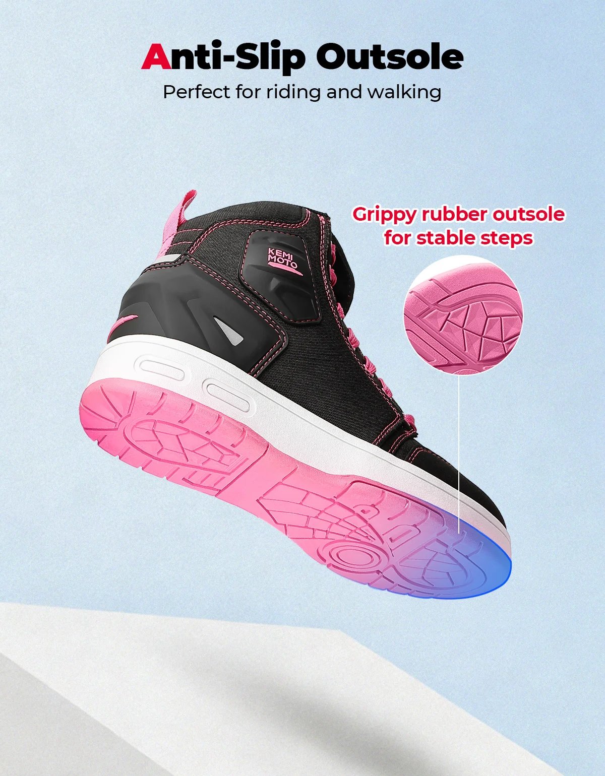 Motorcycle Shoes for Women Daily Commute Riding Protective Summer Breathable Comfortable Reinforced Toe Anti-slip Street Gear Motorcycle Shoes for Women Daily Commute Riding Protective Summer Breathable Comfortable Reinforced Toe Anti-slip Street Gear