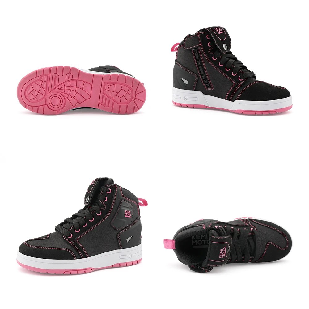 Motorcycle Shoes for Women Daily Commute Riding Protective Summer Breathable Comfortable Reinforced Toe Anti-slip Street Gear Motorcycle Shoes for Women Daily Commute Riding Protective Summer Breathable Comfortable Reinforced Toe Anti-slip Street Gear