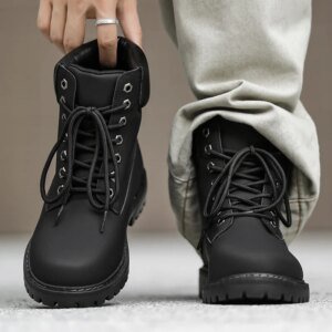 Fashionable Classic Men’s Boots Trend Thick Sole Casual Men’s Shoes Comfortable Breathable High-top Man’s Shoes Botas Para Mujer
