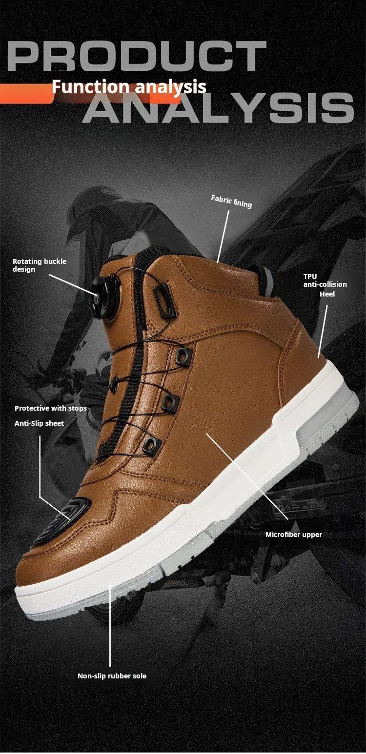 Summer New Motorcycle Boots Men Women Knight Outdoor Riding Anti-slip Spring Sneakers Shoes Bicycle Mountain Racing Road Speed