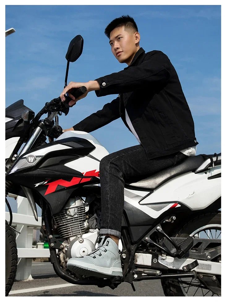 Summer New Motorcycle Boots Men Women Knight Outdoor Riding Anti-slip Spring Sneakers Shoes Bicycle Mountain Racing Road Speed