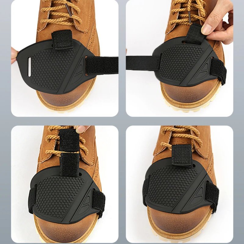 Waterproof Motorcycle Shift Pad Gear Shoes Protective Motorbike Gears Shifter Men Protector Motocross Boots Cover Accessories
