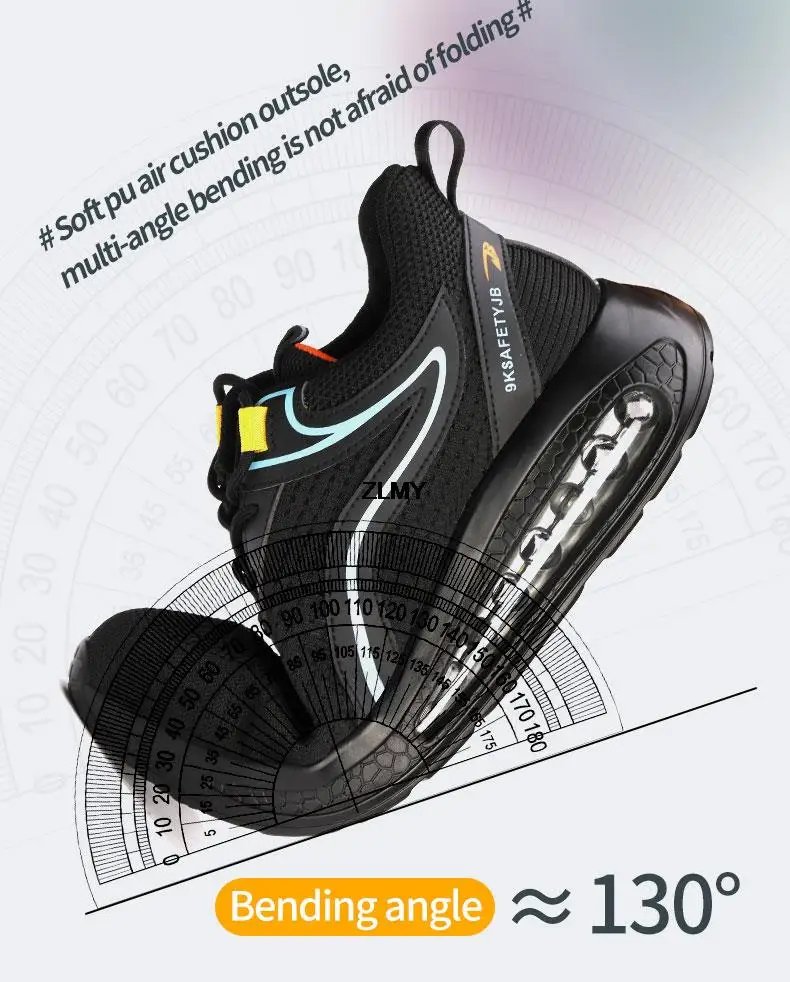 High Top Men Safety Shoes Lightweight Steel Toe Sneakers Man Work Safety Boots Male Construction Work Shoes Protective Footwear High Top Men Safety Shoes Lightweight Steel Toe Sneakers Man Work Safety Boots Male Construction Work Shoes Protective Footwear