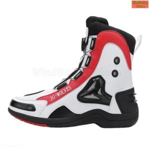 Motorcycle riding shoes motorcycle racing track anti slip protection off-road lightweight commuting work riding boots
