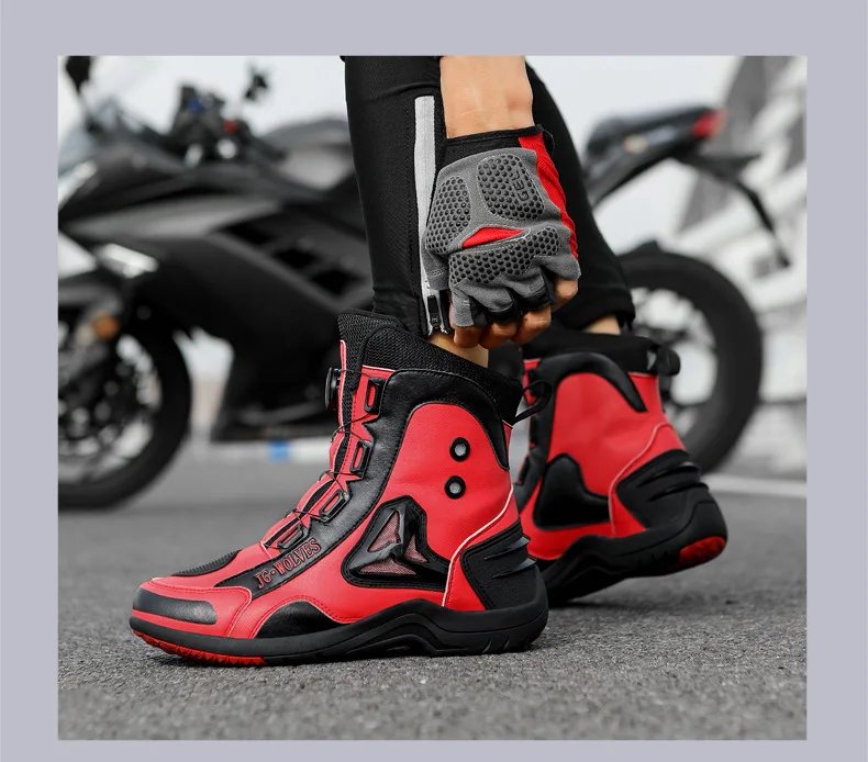 Motorcycle riding shoes motorcycle racing track anti slip protection off-road lightweight commuting work riding boots Motorcycle riding shoes motorcycle racing track anti slip protection off-road lightweight commuting work riding boots