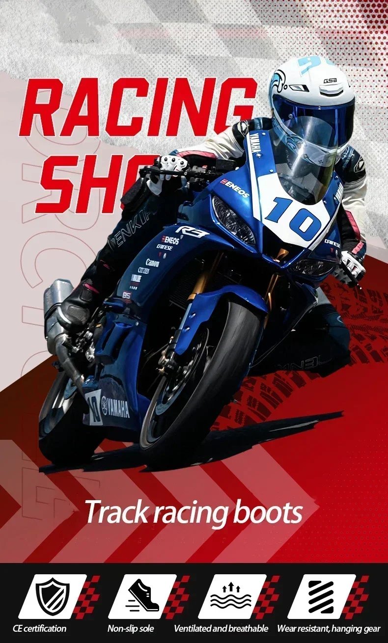 2026 New BENKIA Women Motorcycle Boots EUR35-39 Motorbike Lady Boot CE Certification Pink Women Sport Bike Botas For All Seasons
