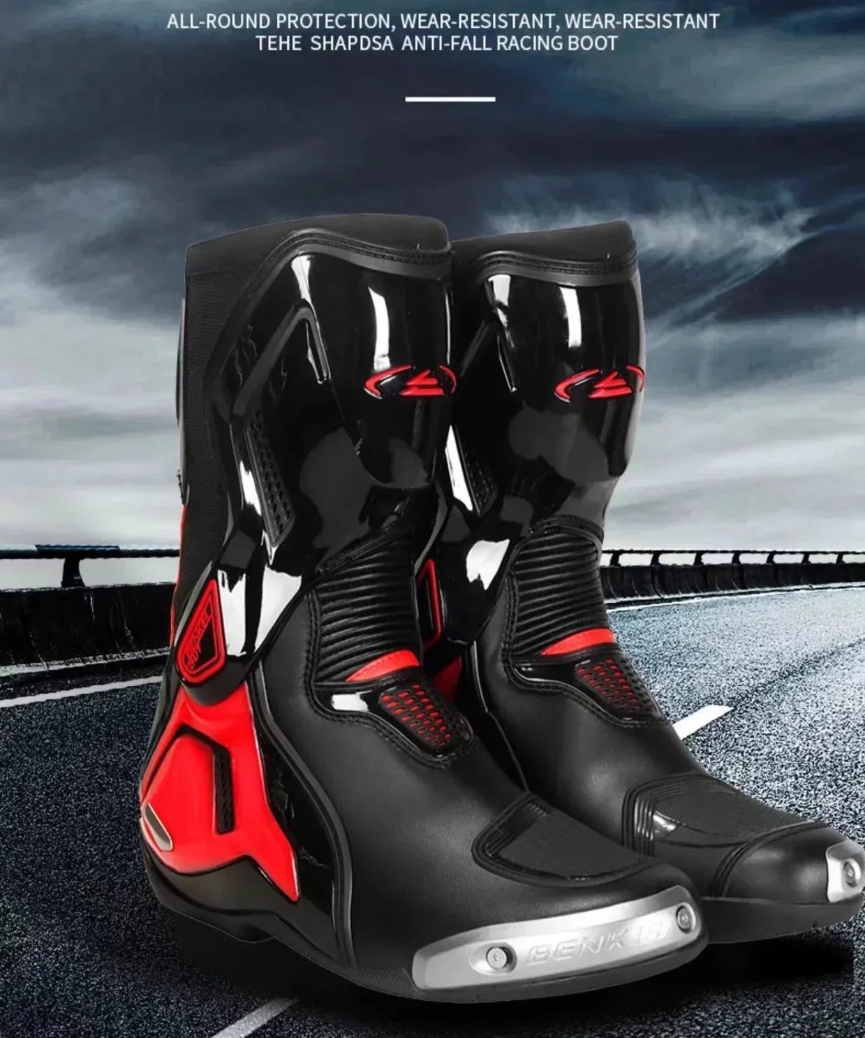 2026 New BENKIA Women Motorcycle Boots EUR35-39 Motorbike Lady Boot CE Certification Pink Women Sport Bike Botas For All Seasons 2026 New BENKIA Women Motorcycle Boots EUR35-39 Motorbike Lady Boot CE Certification Pink Women Sport Bike Botas For All Seasons