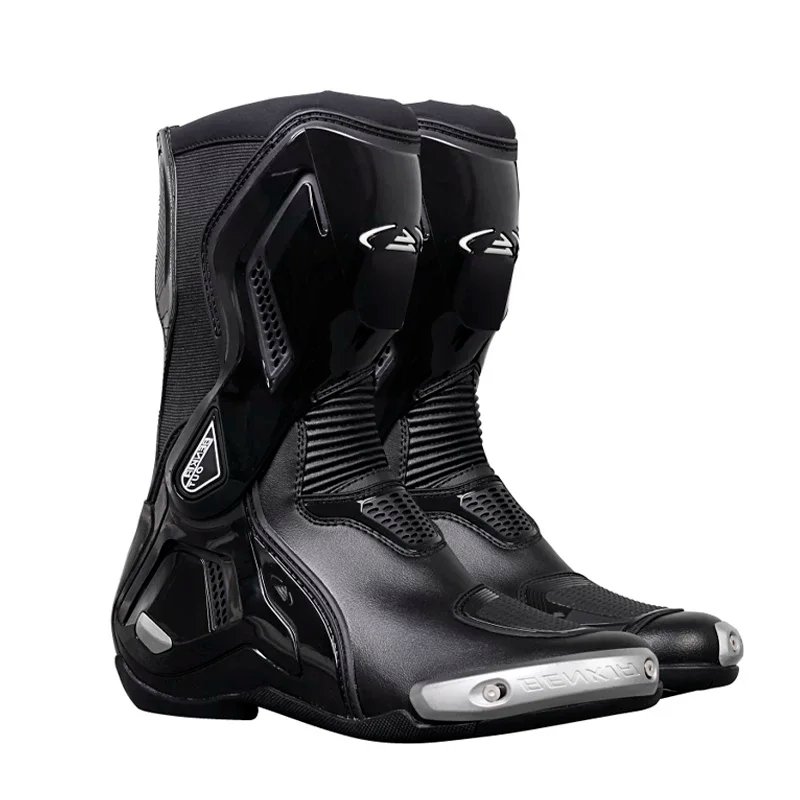 2026 New BENKIA Women Motorcycle Boots EUR35-39 Motorbike Lady Boot CE Certification Pink Women Sport Bike Botas For All Seasons