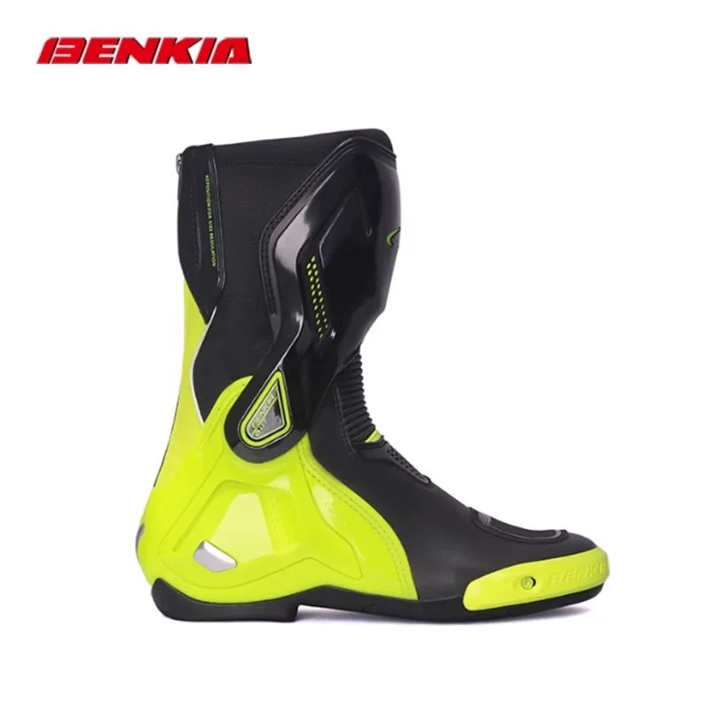 2026 New BENKIA Women Motorcycle Boots EUR35-39 Motorbike Lady Boot CE Certification Pink Women Sport Bike Botas For All Seasons