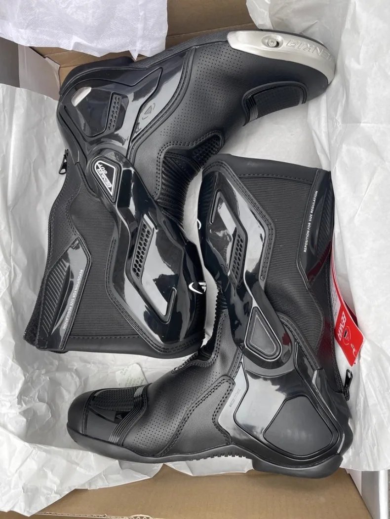 2026 New BENKIA Women Motorcycle Boots EUR35-39 Motorbike Lady Boot CE Certification Pink Women Sport Bike Botas For All Seasons