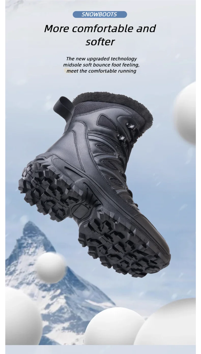 Men Winter Men Snow Boots Super WarmAS Men Hiking Boots High Quality Waterproof Leather Men's Boots Outdoor Motorcycle Boots Men Winter Men Snow Boots Super WarmAS Men Hiking Boots High Quality Waterproof Leather Men's Boots Outdoor Motorcycle Boots