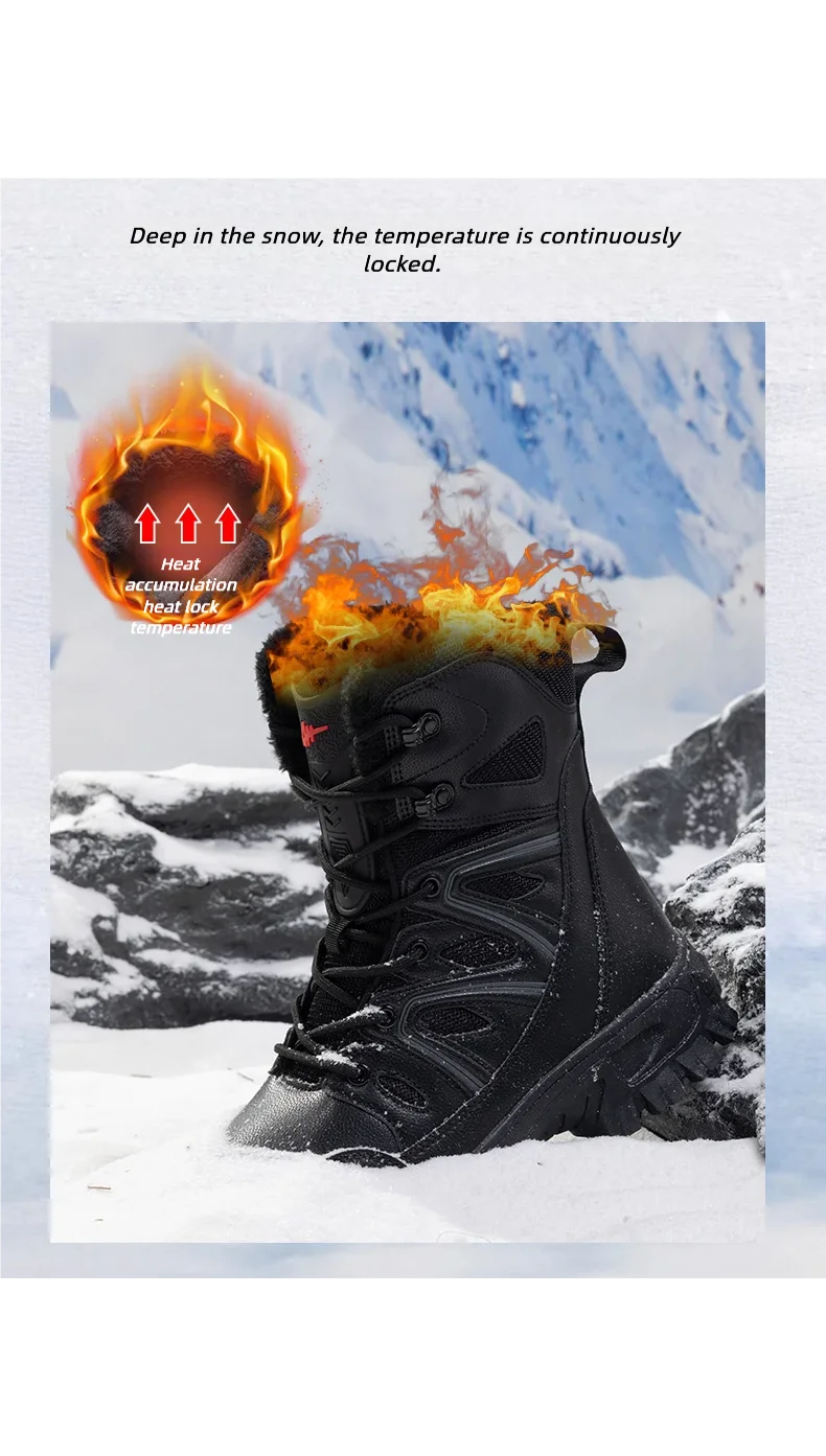 Men Winter Men Snow Boots Super WarmAS Men Hiking Boots High Quality Waterproof Leather Men's Boots Outdoor Motorcycle Boots Men Winter Men Snow Boots Super WarmAS Men Hiking Boots High Quality Waterproof Leather Men's Boots Outdoor Motorcycle Boots