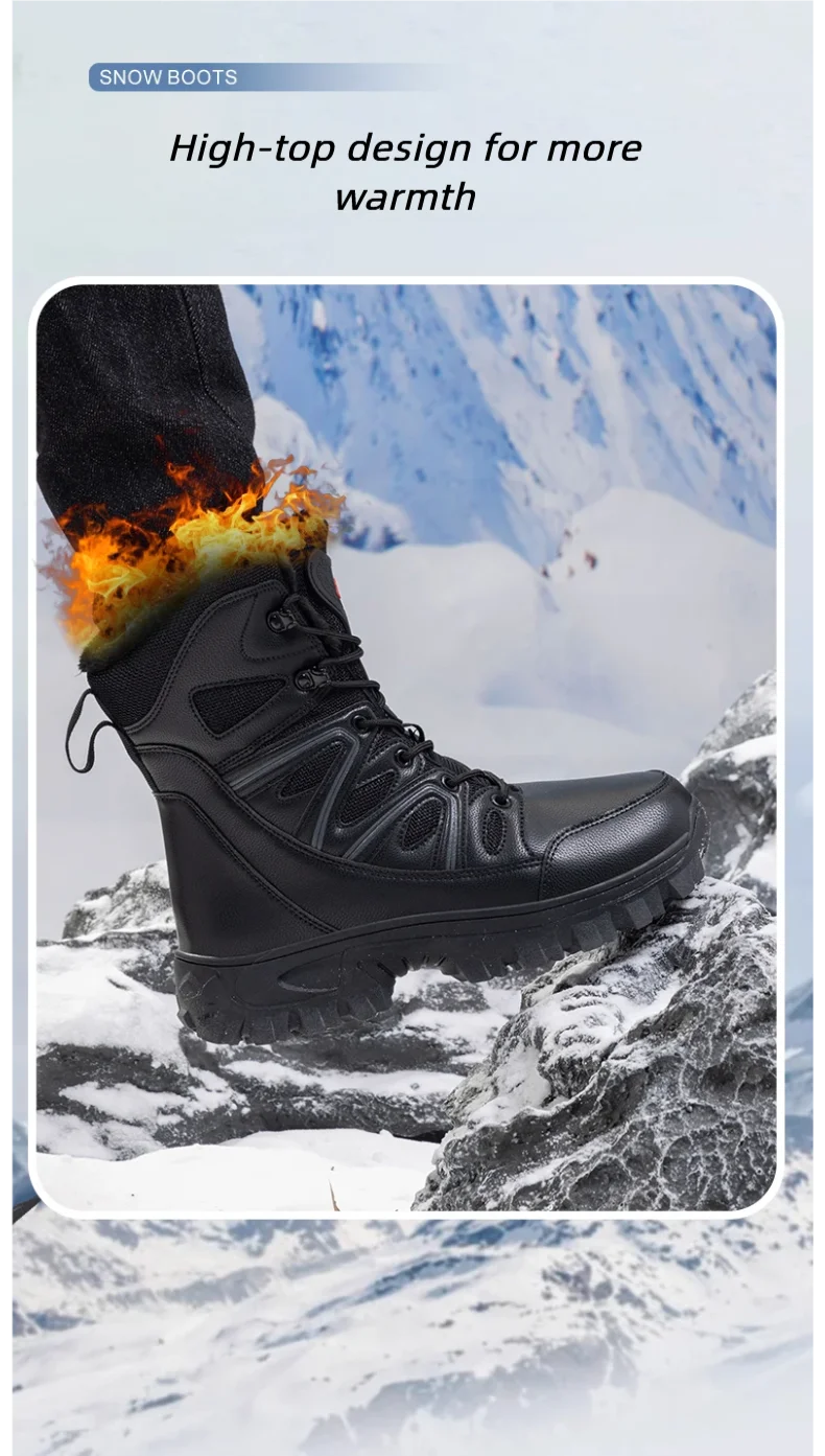 Men Winter Men Snow Boots Super WarmAS Men Hiking Boots High Quality Waterproof Leather Men's Boots Outdoor Motorcycle Boots Men Winter Men Snow Boots Super WarmAS Men Hiking Boots High Quality Waterproof Leather Men's Boots Outdoor Motorcycle Boots
