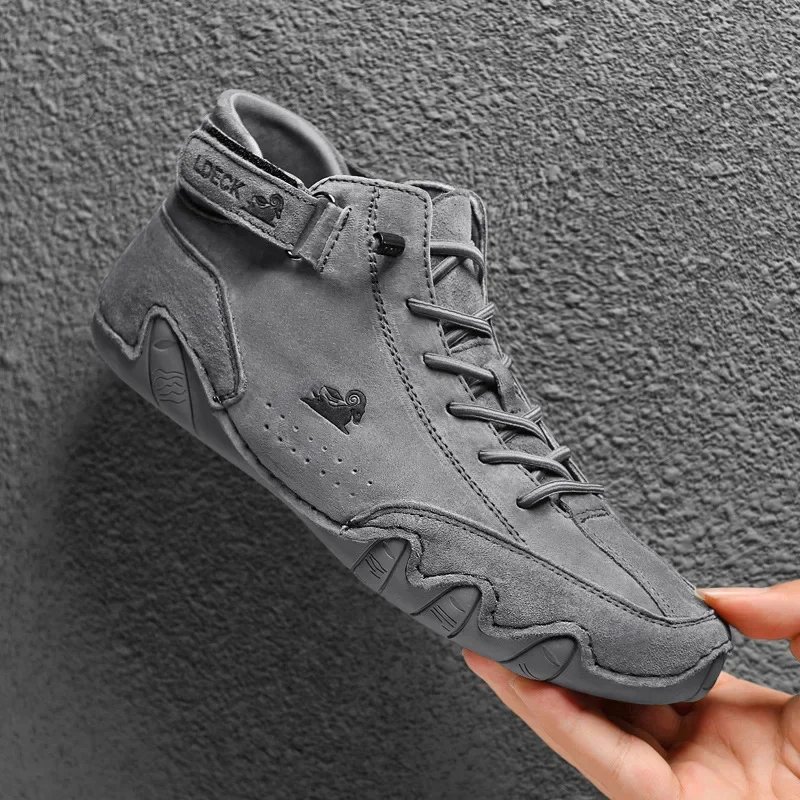 Fashion Men Shoes Brand Men's Boots Breathable Leather Men Ankle Boots Handmade Motorcycle Boots Outdoor Men's Sneakers Fashion Men Shoes Brand Men's Boots Breathable Leather Men Ankle Boots Handmade Motorcycle Boots Outdoor Men's Sneakers