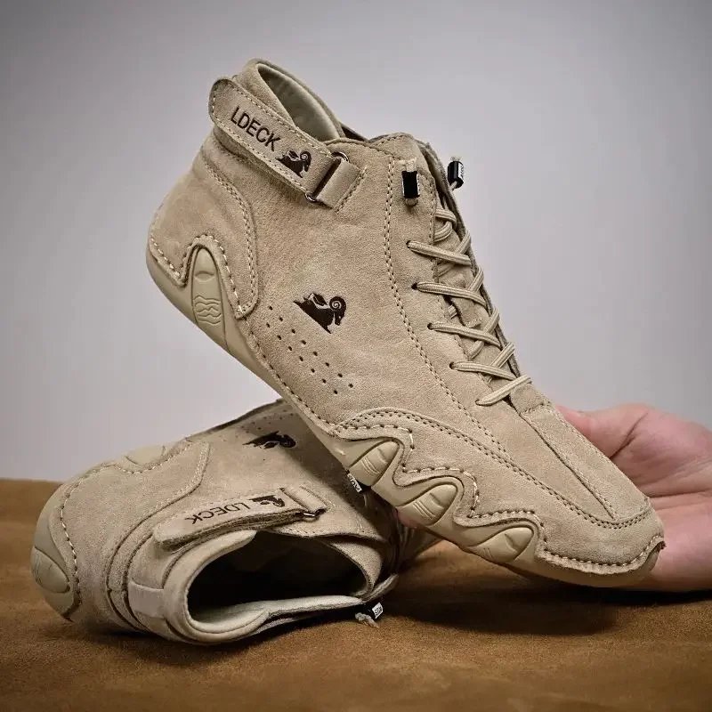 Fashion Men Shoes Brand Men's Boots Breathable Leather Men Ankle Boots Handmade Motorcycle Boots Outdoor Men's Sneakers Fashion Men Shoes Brand Men's Boots Breathable Leather Men Ankle Boots Handmade Motorcycle Boots Outdoor Men's Sneakers