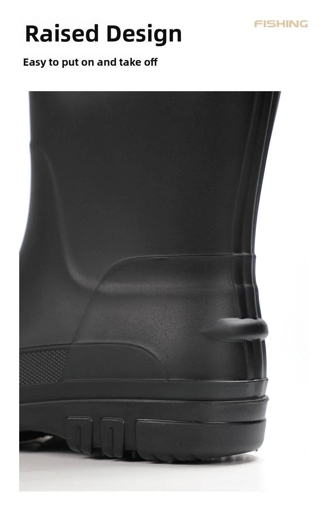 YC-388 Water-Resistant Shoes Men's Mid-Calf Hollow Design Anti-Scalding Pure Color Sport Style Flat Heel Rain Boots YC-388 Water-Resistant Shoes Men's Mid-Calf Hollow Design Anti-Scalding Pure Color Sport Style Flat Heel Rain Boots