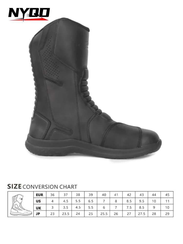 BENKIA HDF-SH210 Motorcycle Riding Boots Men Women Static Waterproof Breathable Wear-resistant and Anti Slip Riding Shoes