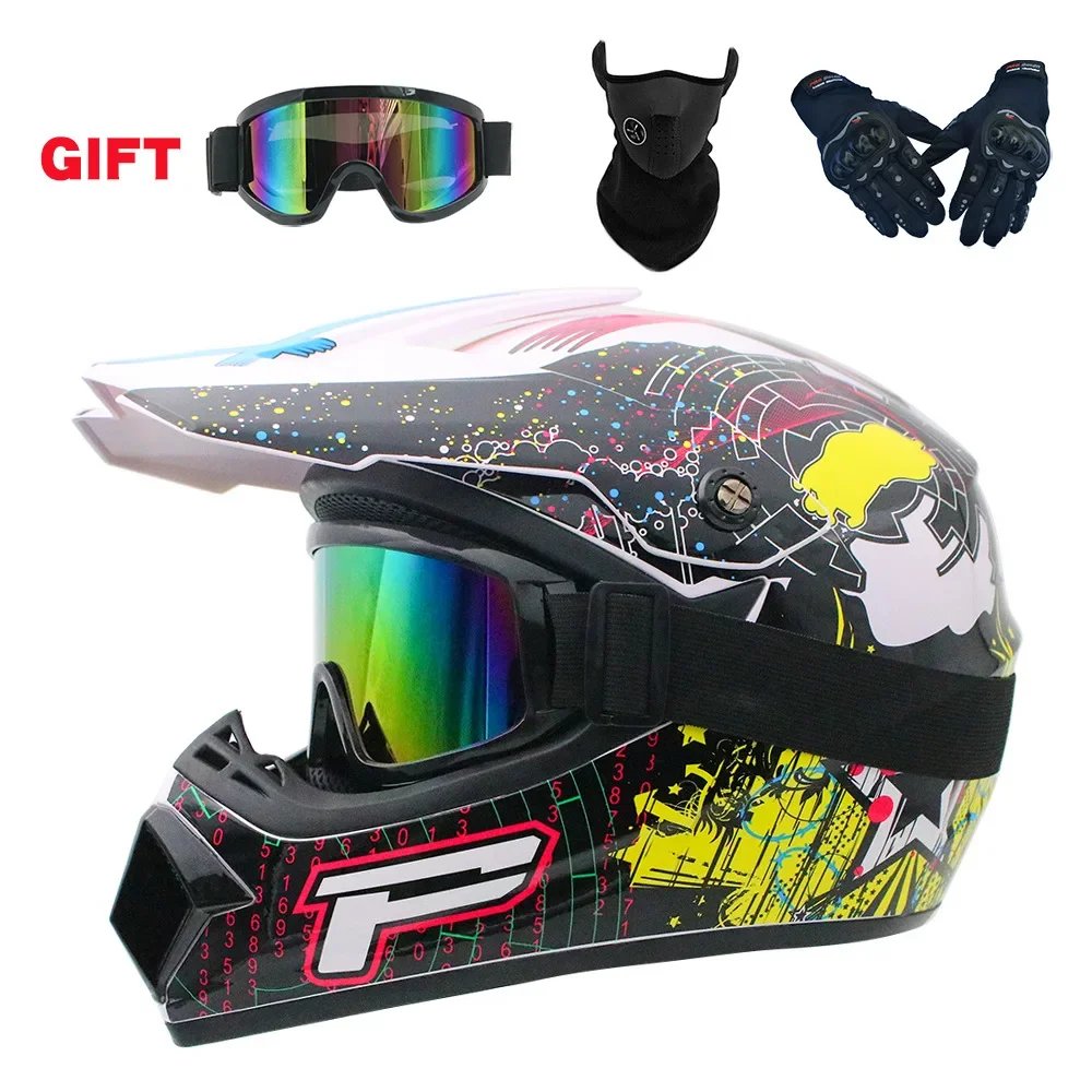 Full Face Motorcycle Helmet Off-road Motorbike Free Shipping Send 3 Gifts Downhill AM DH Cross Capacete Motocross Casco helmets