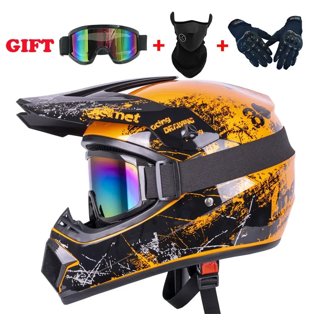 Full Face Motorcycle Helmet Off-road Motorbike Free Shipping Send 3 Gifts Downhill AM DH Cross Capacete Motocross Casco helmets