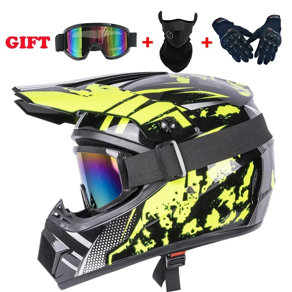 Full Face Motorcycle Helmet Off-road Motorbike Free Shipping Send 3 Gifts Downhill AM DH Cross Capacete Motocross Casco helmets