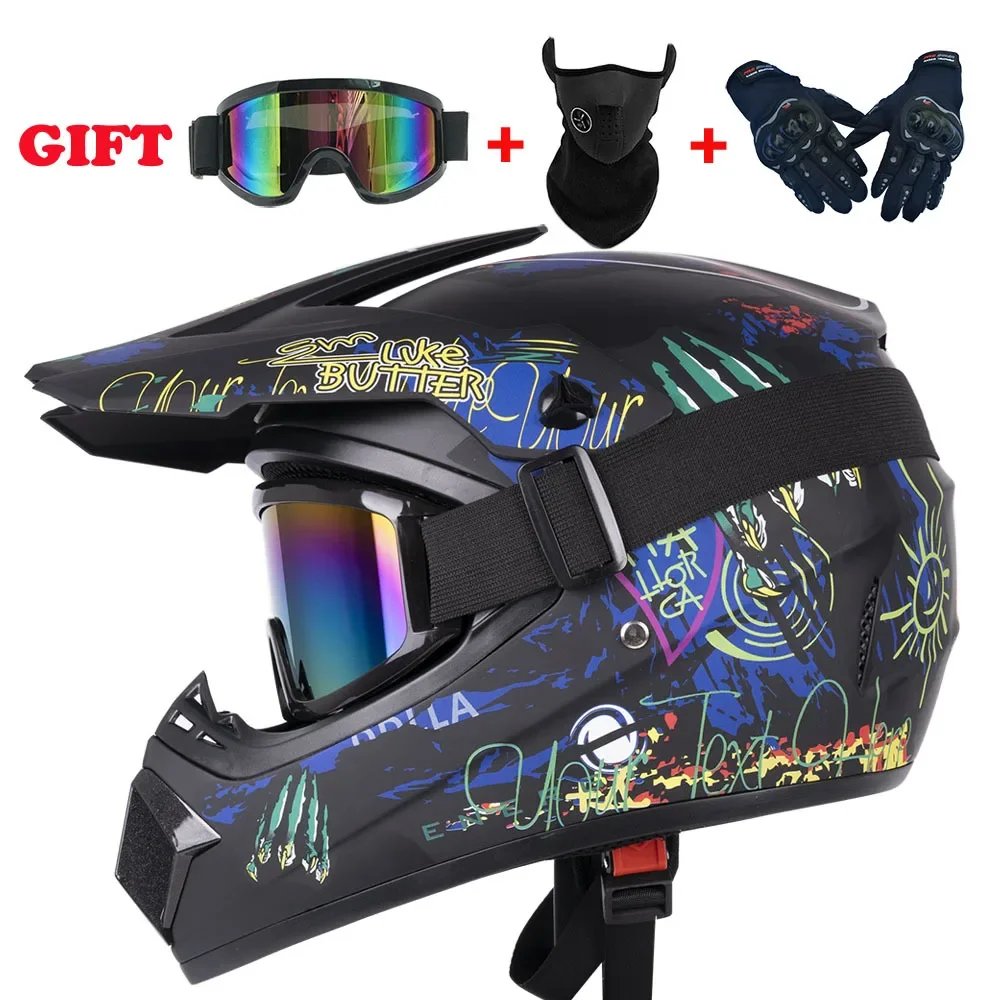 Full Face Motorcycle Helmet Off-road Motorbike Free Shipping Send 3 Gifts Downhill AM DH Cross Capacete Motocross Casco helmets