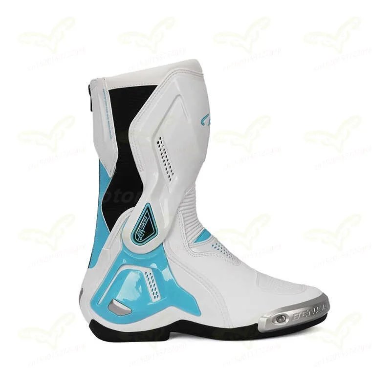 BENKIA Motorcycle Racing Boots Men Women Waterproof Breathable Motorbike Riding Shoes Men's Outdoor Hiking and Off-road Boots