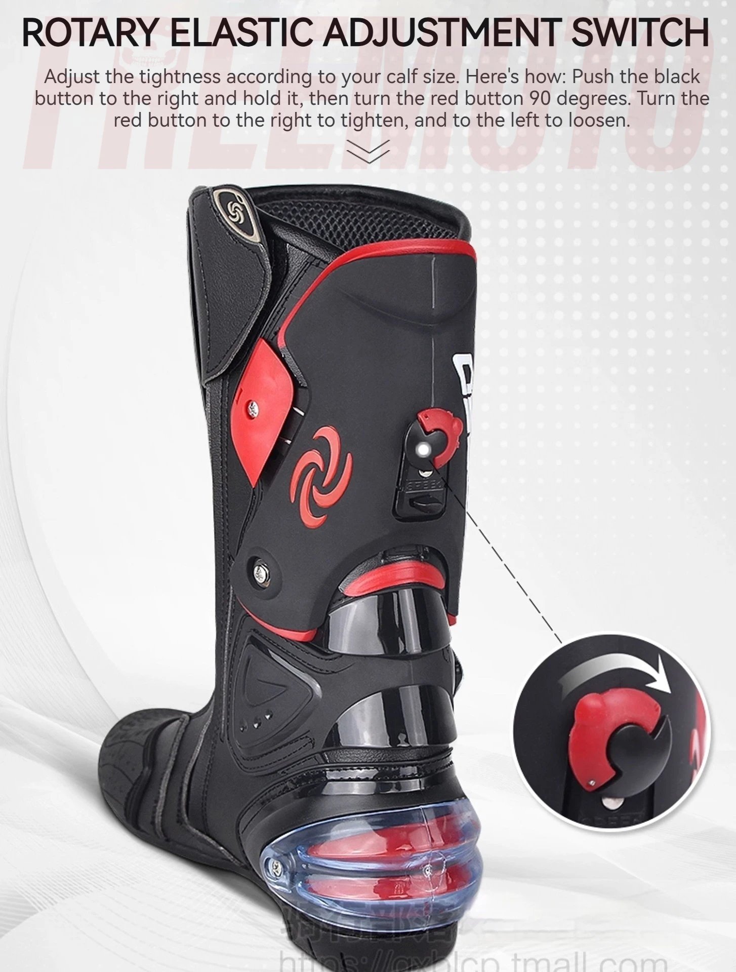 Men Motorcycle Racing Boots Motorbike Protective Gear Shift Microfiber Protection Riding Long Boots for Motocross Men Motorcycle Racing Boots Motorbike Protective Gear Shift Microfiber Protection Riding Long Boots for Motocross