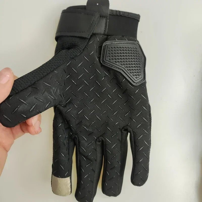 2026 NEW Stainless Steel Summer Full Finger Motorcycle Gloves Men Women Anti Fall Breathable Off Road Riding Gear