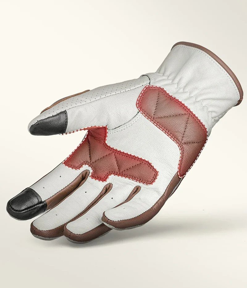 Motorcycle Motocross Riding Work Gloves Brown Retro Style Touchscreen Breathable Leather Glove Moto gear gp for Harley Adventure Motorcycle Motocross Riding Work Gloves Brown Retro Style Touchscreen Breathable Leather Glove Moto gear gp for Harley Adventure