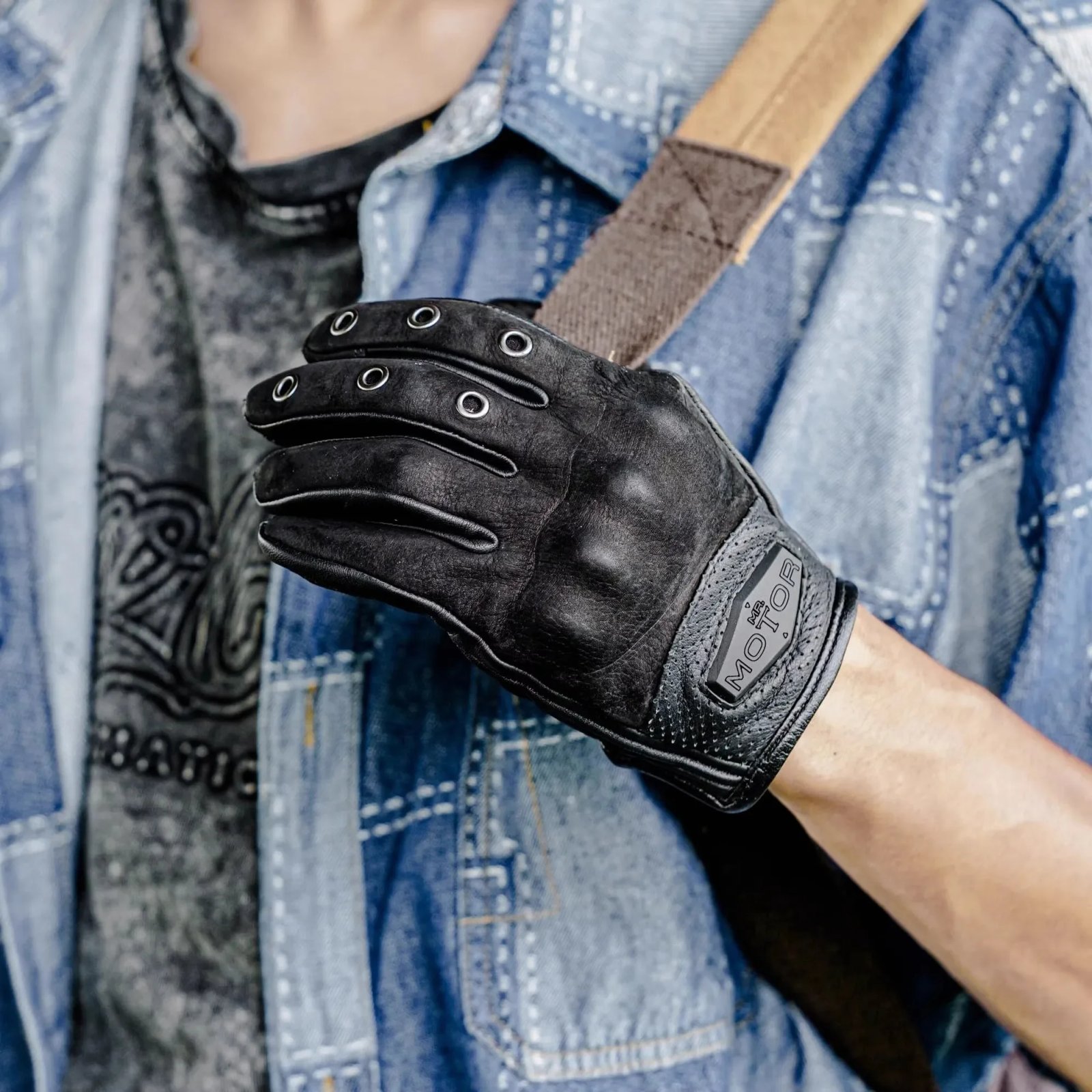 Retro Motorcycles Riding Hiking Man's Leather Gloves MR MOTOR Mountain Cowhide Dirt Bike ATV MTB Moto gp Accessories Touch Glove Retro Motorcycles Riding Hiking Man's Leather Gloves MR MOTOR Mountain Cowhide Dirt Bike ATV MTB Moto gp Accessories Touch Glove