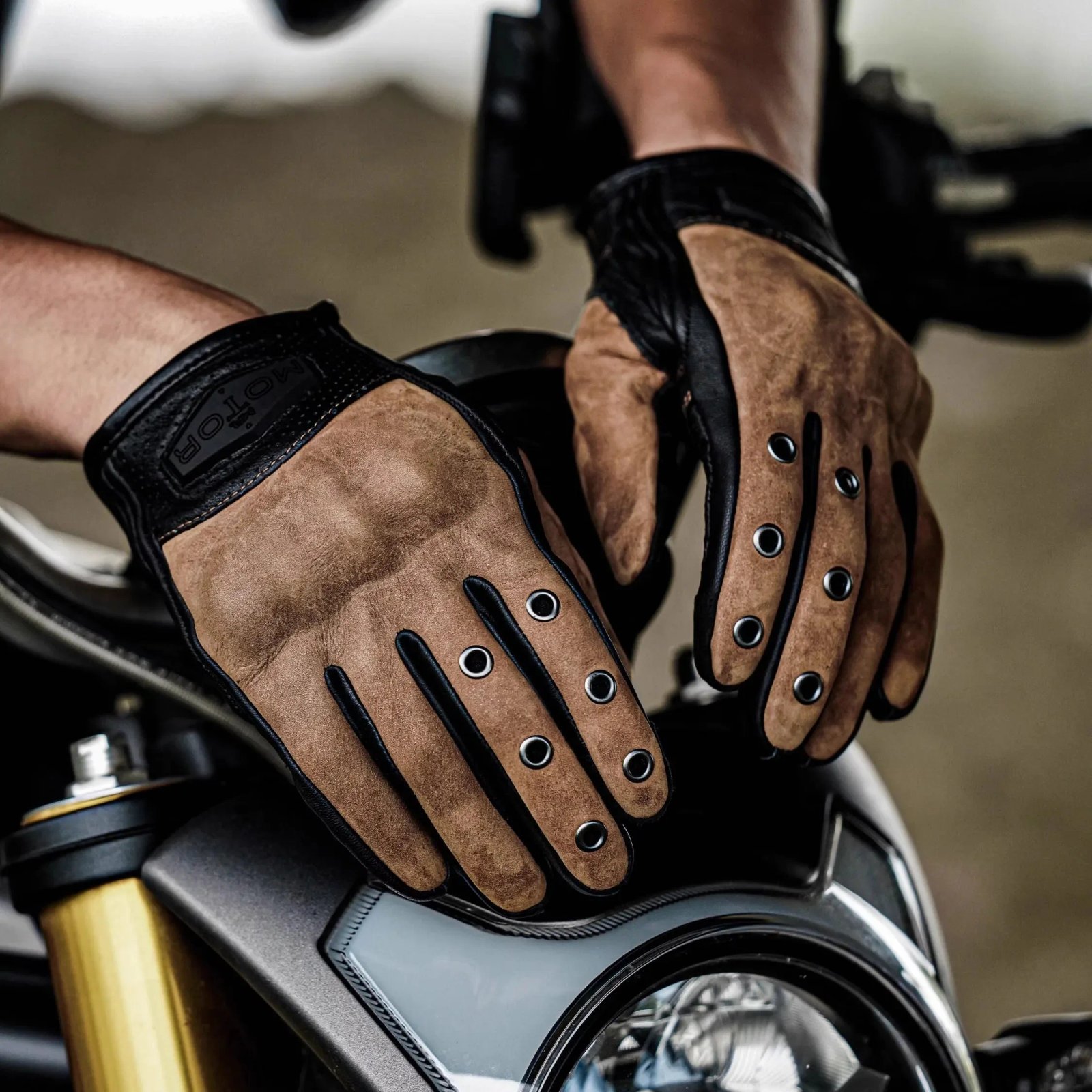 Retro Motorcycles Riding Hiking Man's Leather Gloves MR MOTOR Mountain Cowhide Dirt Bike ATV MTB Moto gp Accessories Touch Glove Retro Motorcycles Riding Hiking Man's Leather Gloves MR MOTOR Mountain Cowhide Dirt Bike ATV MTB Moto gp Accessories Touch Glove