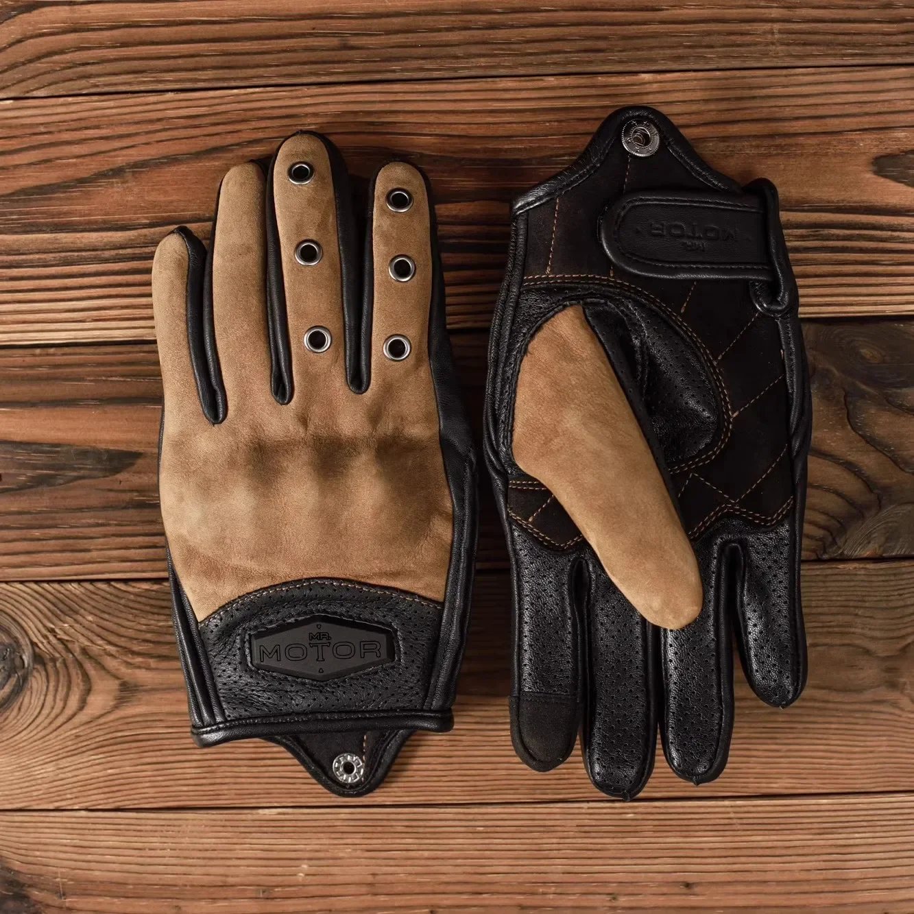Retro Motorcycles Riding Hiking Man's Leather Gloves MR MOTOR Mountain Cowhide Dirt Bike ATV MTB Moto gp Accessories Touch Glove Retro Motorcycles Riding Hiking Man's Leather Gloves MR MOTOR Mountain Cowhide Dirt Bike ATV MTB Moto gp Accessories Touch Glove