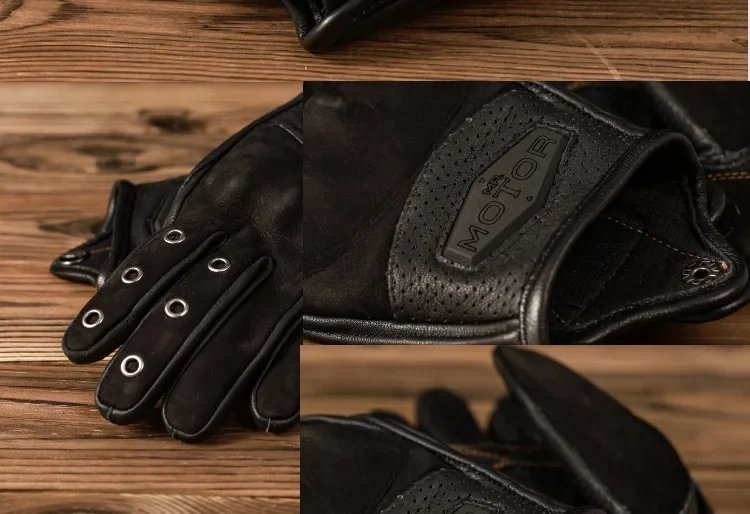 Retro Motorcycles Riding Hiking Man's Leather Gloves MR MOTOR Mountain Cowhide Dirt Bike ATV MTB Moto gp Accessories Touch Glove Retro Motorcycles Riding Hiking Man's Leather Gloves MR MOTOR Mountain Cowhide Dirt Bike ATV MTB Moto gp Accessories Touch Glove