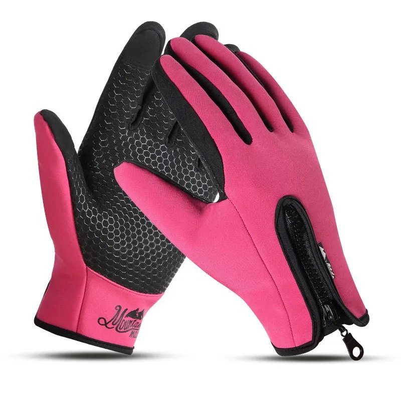 2023 Black Winter Warm Full Fingers Waterproof Cycling Outdoor Sports Running Motorcycle Ski Touch Screen Fleece Gloves guantes 2023 Black Winter Warm Full Fingers Waterproof Cycling Outdoor Sports Running Motorcycle Ski Touch Screen Fleece Gloves guantes
