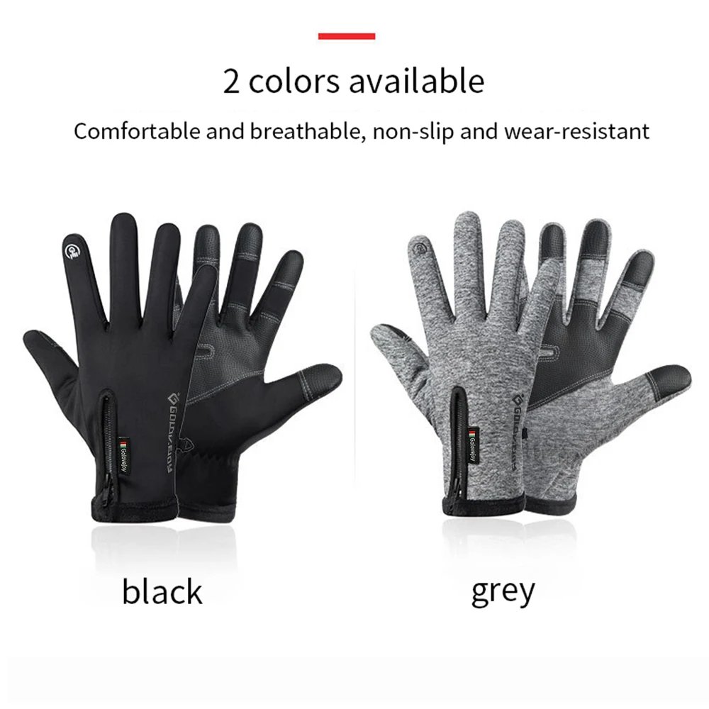 Motorcycle Gloves Touch Screen Motorbike Riding Gloves Winter Thermal Fleece Lined Water Resistant Skin-Friendly Cycling Gloves Motorcycle Gloves Touch Screen Motorbike Riding Gloves Winter Thermal Fleece Lined Water Resistant Skin-Friendly Cycling Gloves