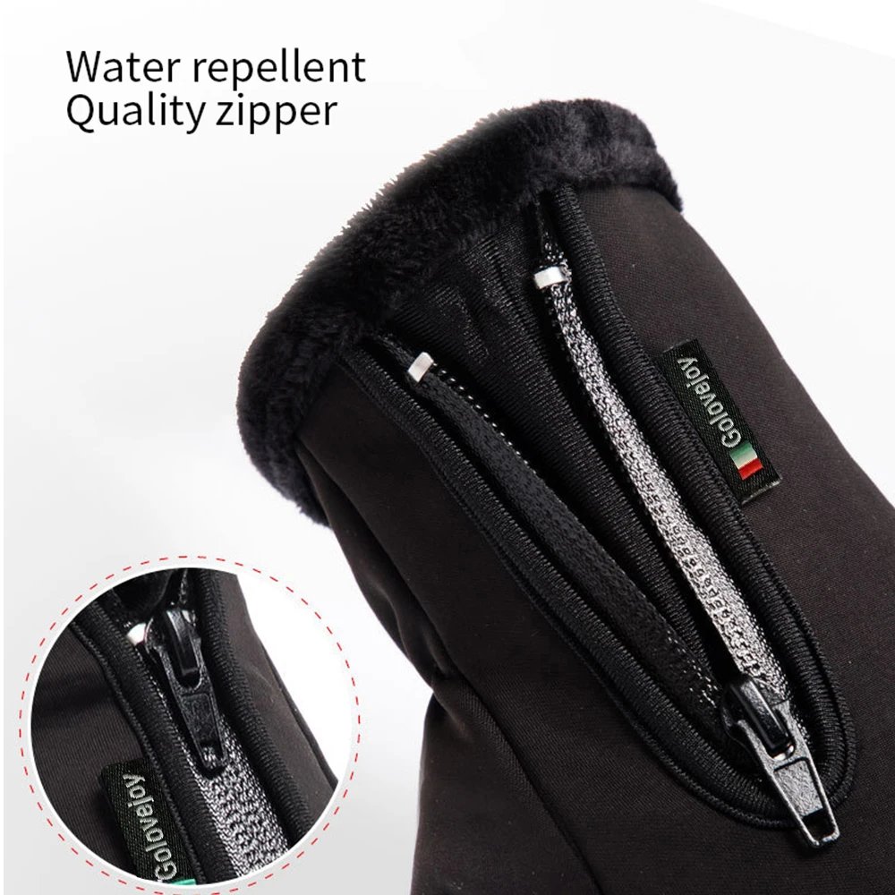 Motorcycle Gloves Touch Screen Motorbike Riding Gloves Winter Thermal Fleece Lined Water Resistant Skin-Friendly Cycling Gloves Motorcycle Gloves Touch Screen Motorbike Riding Gloves Winter Thermal Fleece Lined Water Resistant Skin-Friendly Cycling Gloves